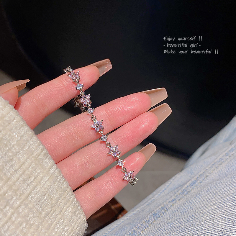 Super Flash Zircon Love Women's Bracelet - Picture 28 of 31