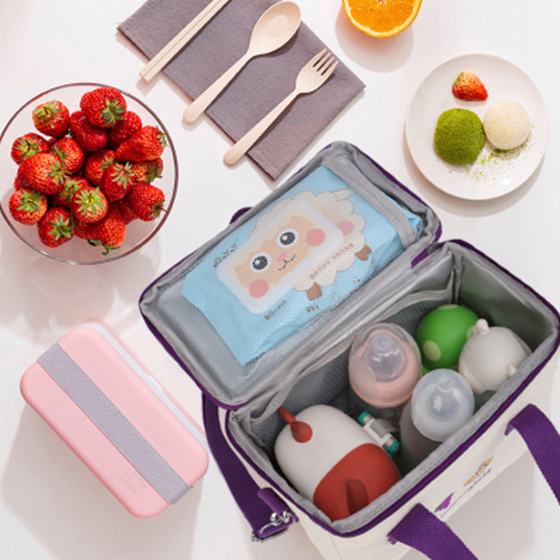 Large Capacity Portable Lunch Box Bag Thick Insulation Layer - Image 6