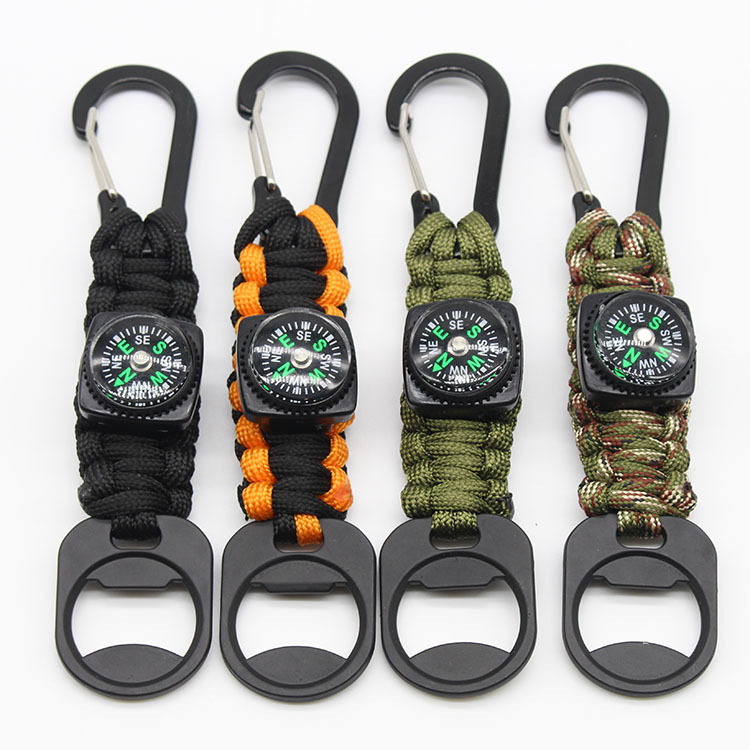 Outdoor Equipment Parachute Cord Olecranon Mountaineering Backpack Keychain