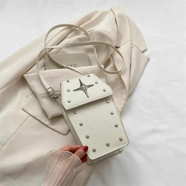 Fashion Simple Shoulder Leisure Commute Crossbody Bag White - Shop at LoveMi