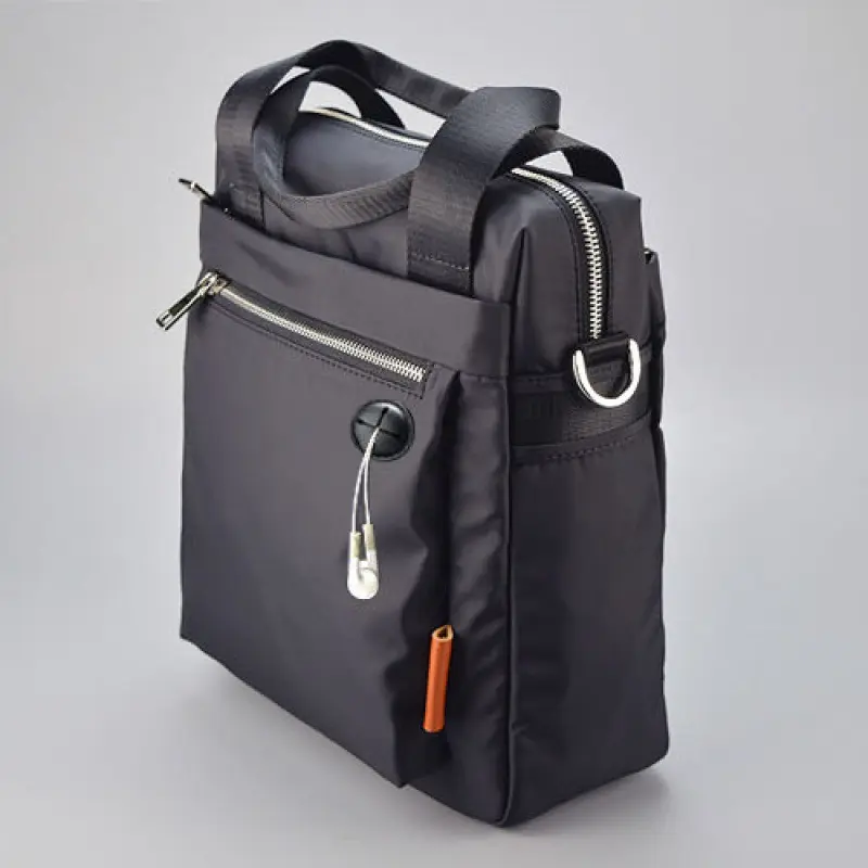 Oxford-style Vertical Casual Crossbody Bag