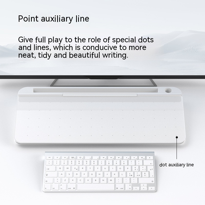 Computer skrivebord tastatur bærbar Erasable Message Note - Miniatyr 6