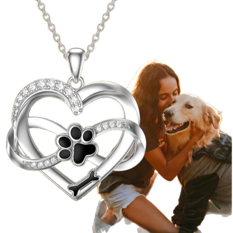 Creative Animal Paw Print Personalized All-match Necklace