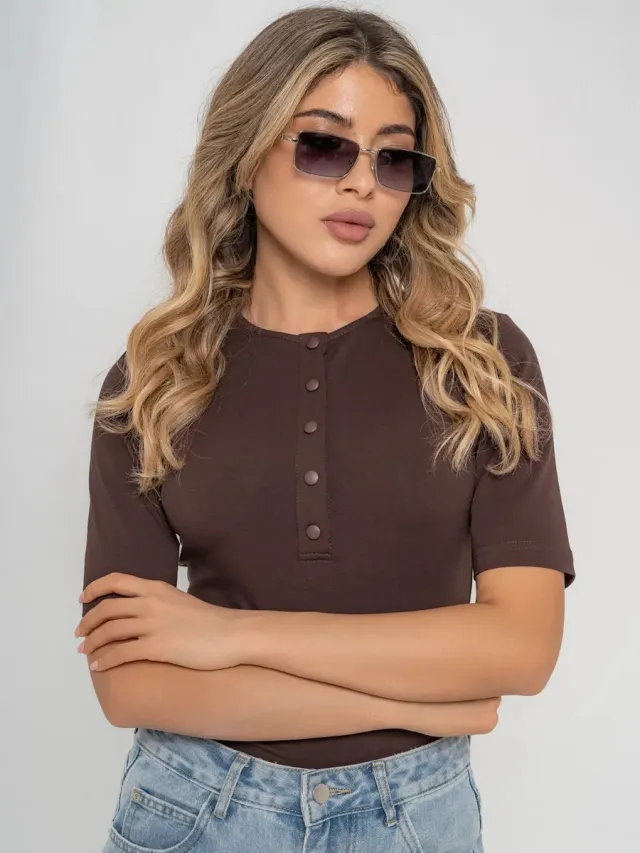 Women's Top Base Clothing Fashion Brown - Shop at LoveMi