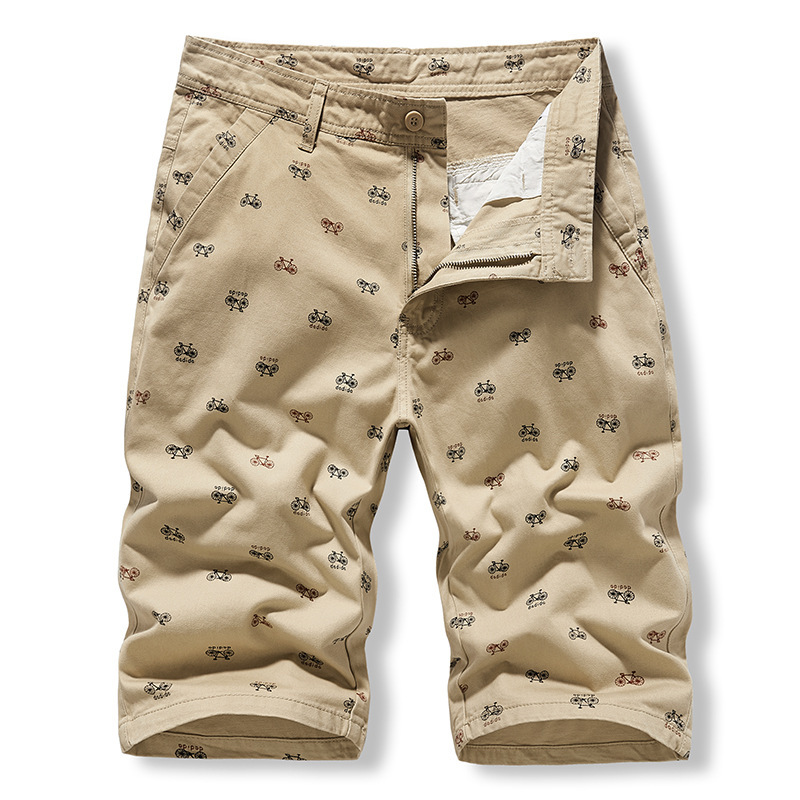 Men's Summer Casual Slim-Fit British-Style Cropped Trousers