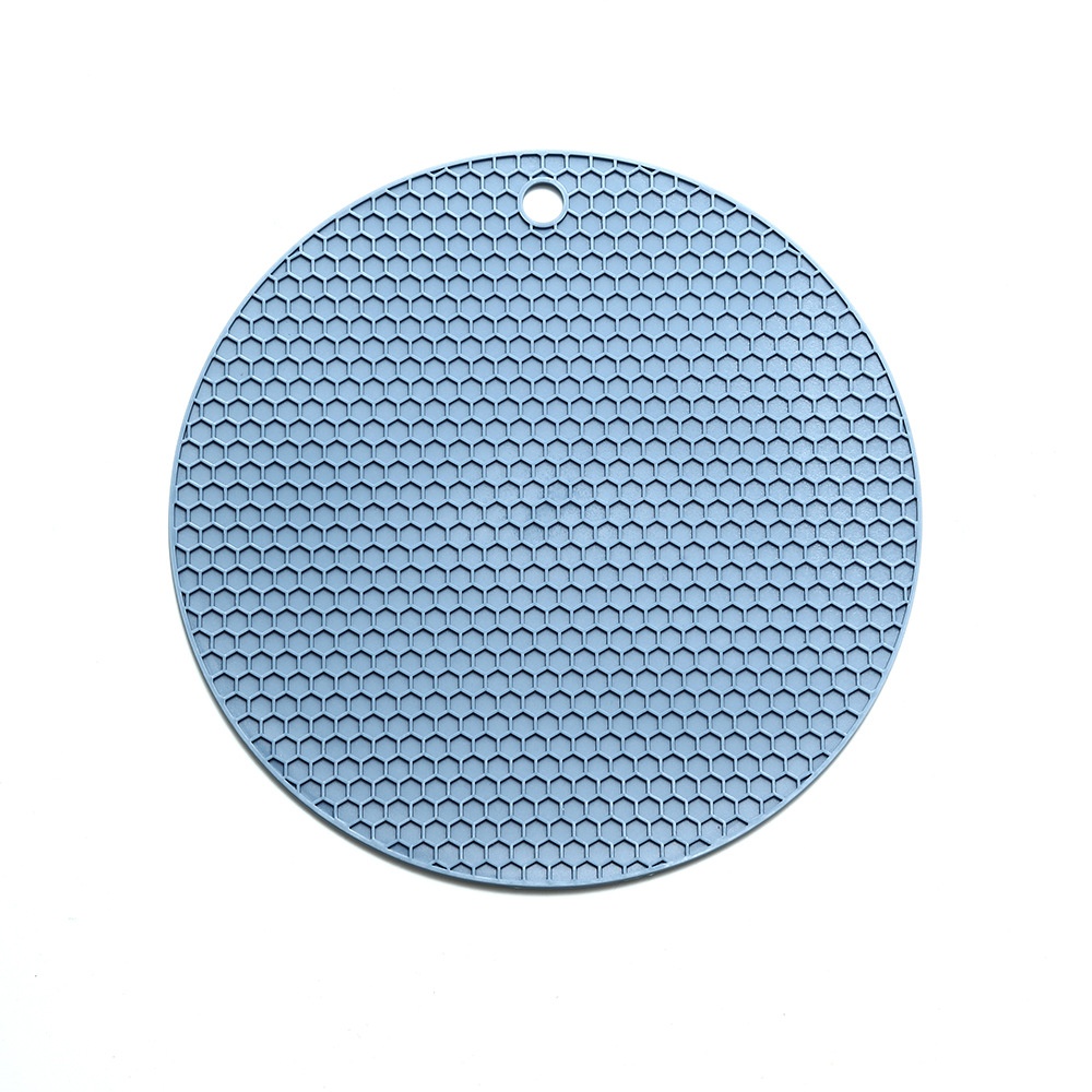 Blue Rounded Heat Proof Mat