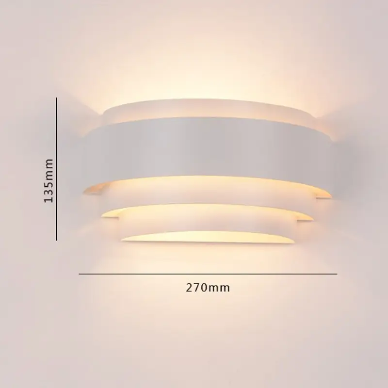 Modern Minimalist Iron Bedside Wall Lamp