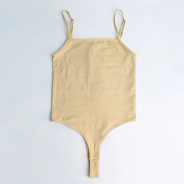 Breasted Belly Contracting Sling One piece Corset Skin Color - Shop at LoveMi