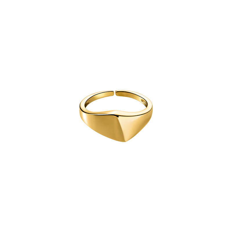 S925 Silver Small Tail Simple Ring