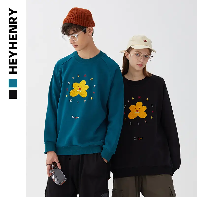 Korean Style Hong Kong Style Couple Bf Fleece-lined Little Sweater