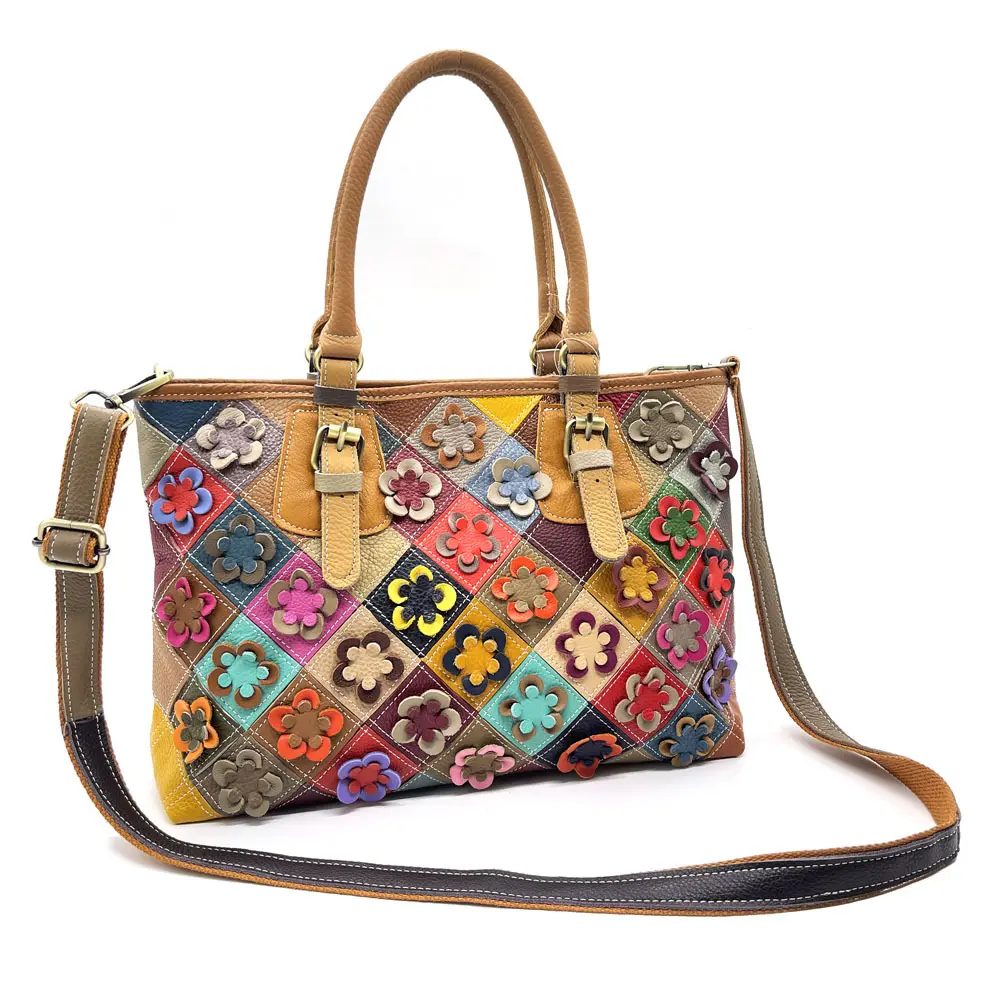 Womens Genuine Leather Casual Handbag