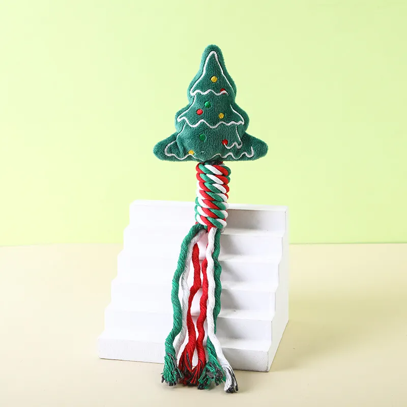 Christmas Cotton String Pet Plush Toy Molar Resistance – image 5