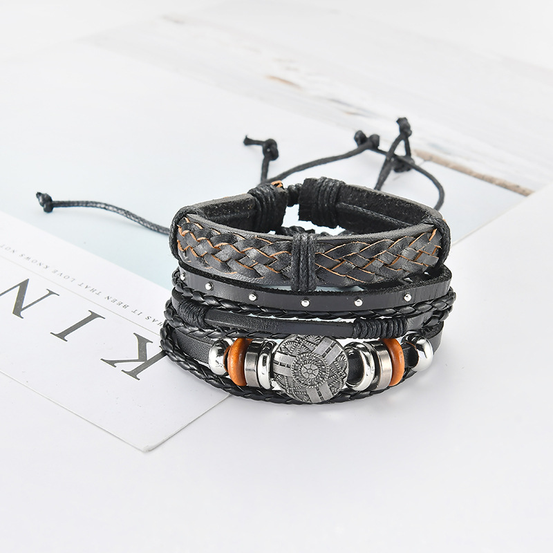 Title 4, Vintage shield hand-woven bracelet