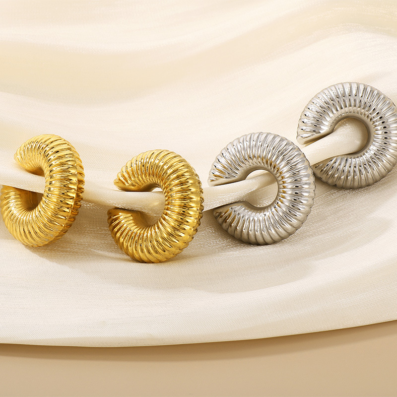 French Style Popular Donut Ear Clip - Image 18