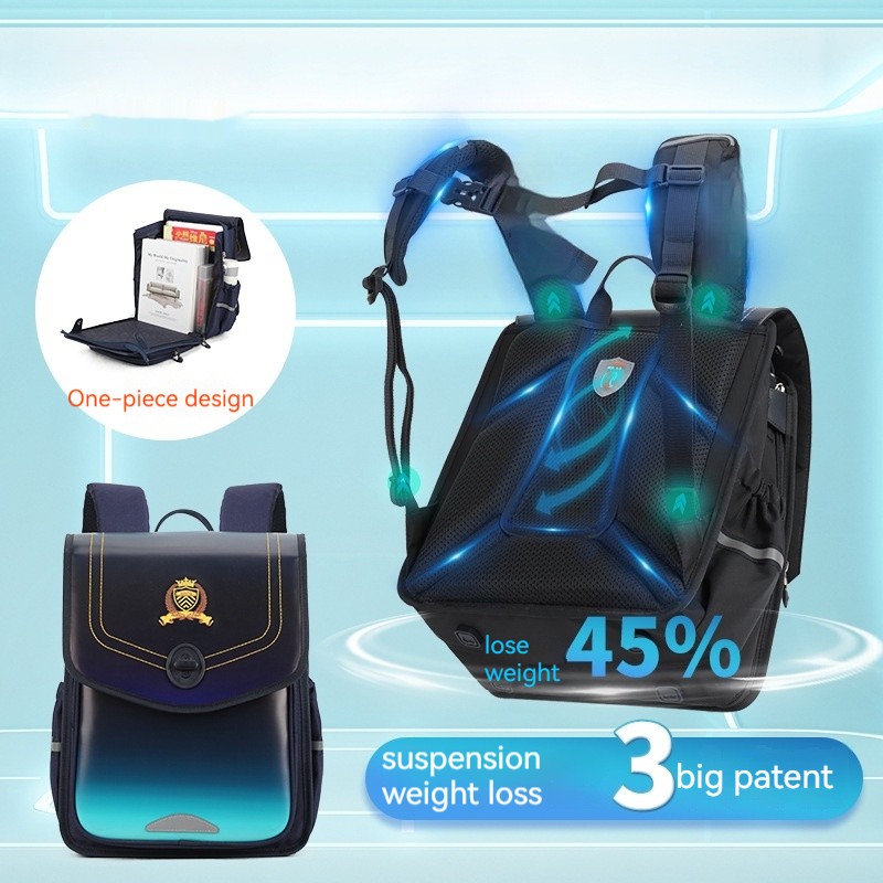 Children's Primary School Student British Noble Schoolbag Female Cartoon Waterproof Rucksack Brand Backpack - Image 7