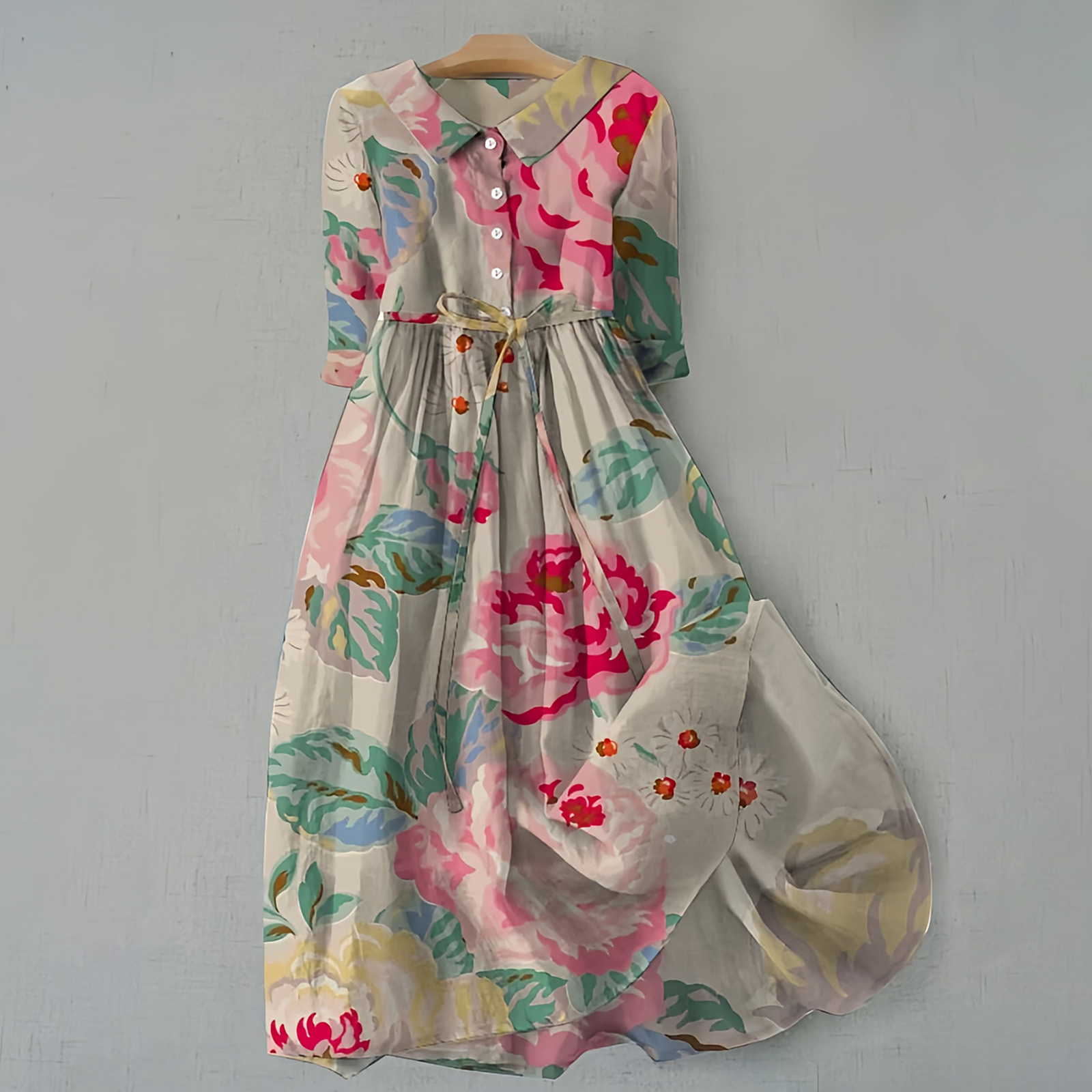 Shirt Dress Bohemian Vacation Style 17 Models - Shop at LoveMi