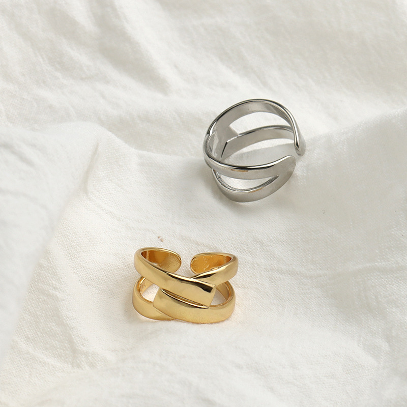 Stylish, Versatile Geometric Open Ring