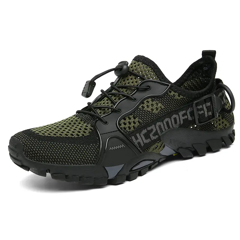 Mens Outdoor Flyknit Casual Hiking Shoes