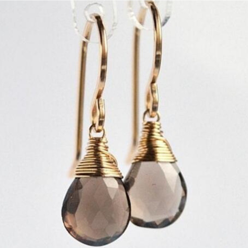 Smoky Quartz Earrings