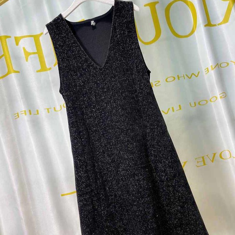 Mid-length Vest Skirt Autumn And Winter Jumper Dress