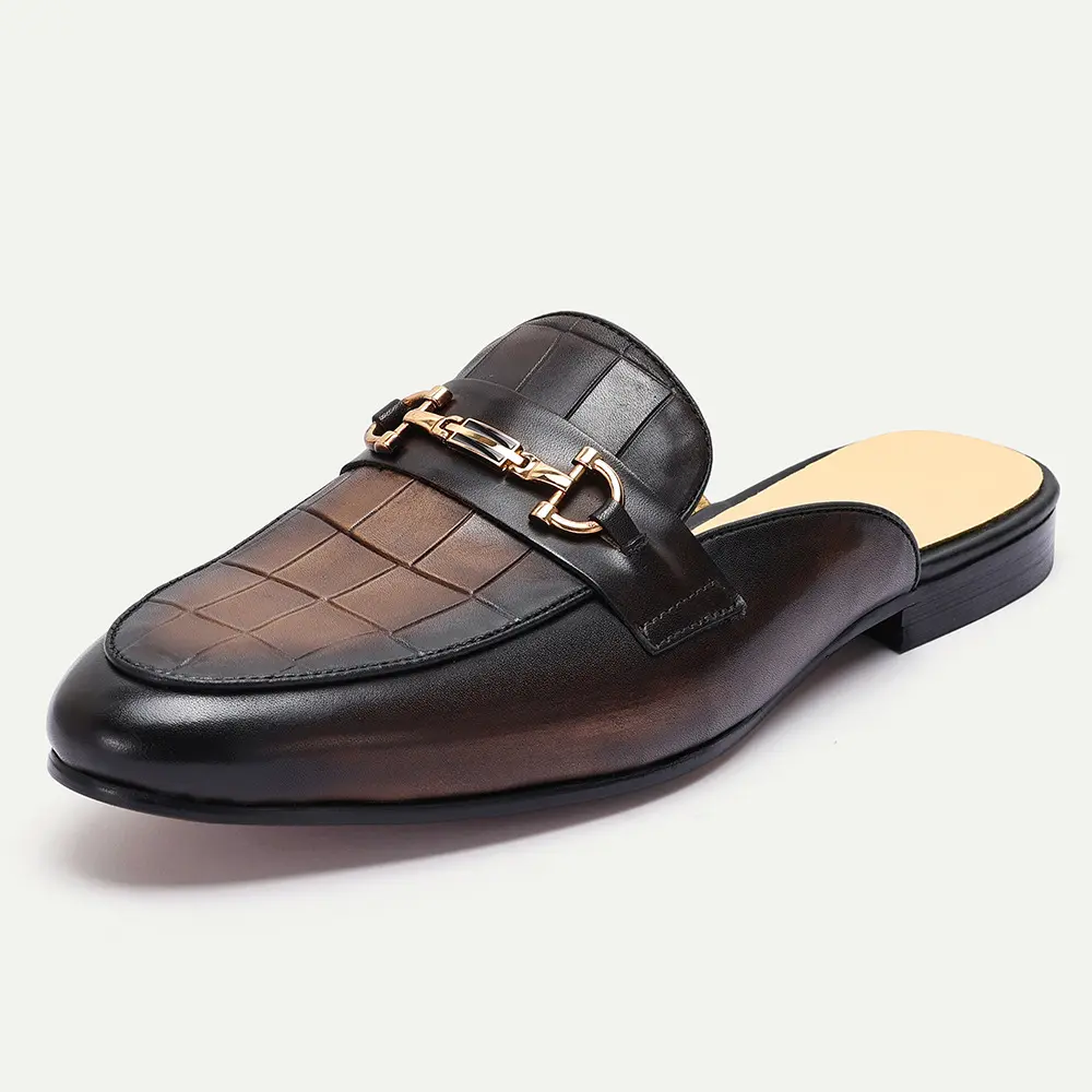 Mens Leather Shoes Trendy Korean Style Business