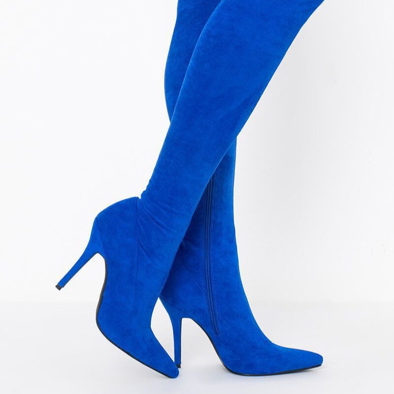 Suede Over-the-Knee Boots