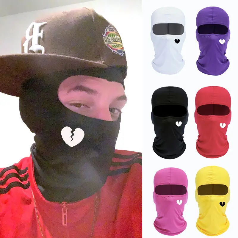 Outdoor Balaclava Breathable Sun Protection Printed Single-hole