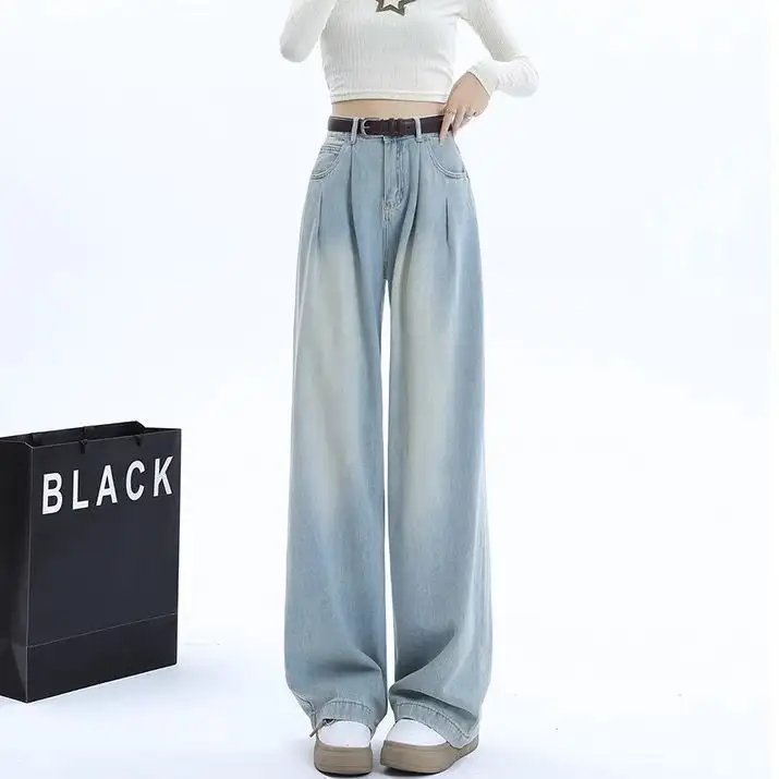 Womens Relaxed-fit Figure-flattering Drapey Casual Pants