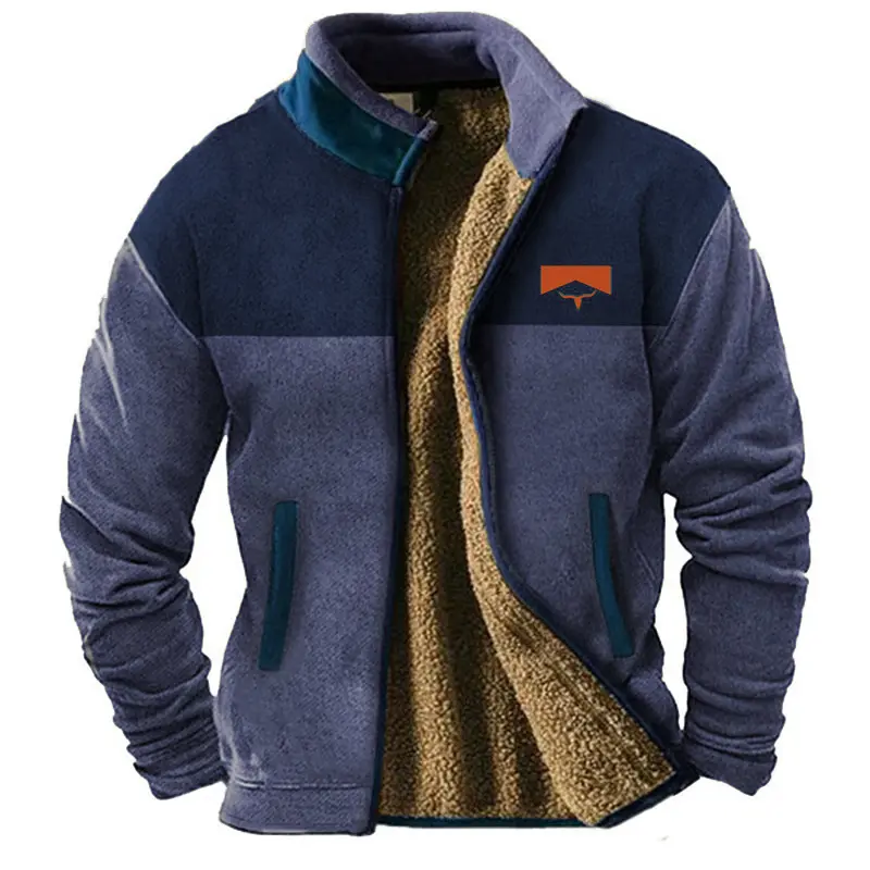 New Men's Cotton Clothes Fleece Jacket Coat