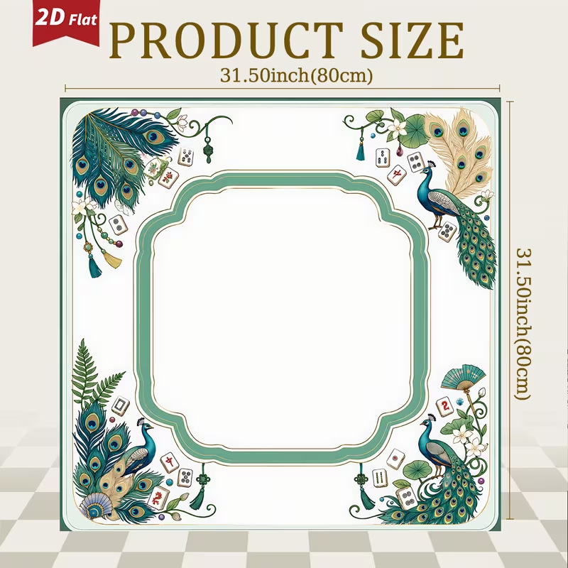 Premium Waterproof Mahjong Mat for American Style Play 3