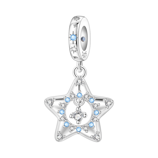 Starry Sky Astronaut Diy Bracelet String Beads Pendant