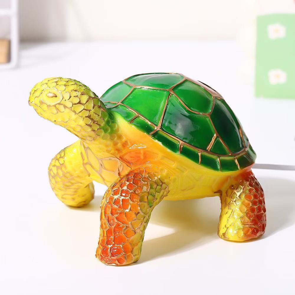 Tortoise Resin Table Lamp, picture 2 of 4