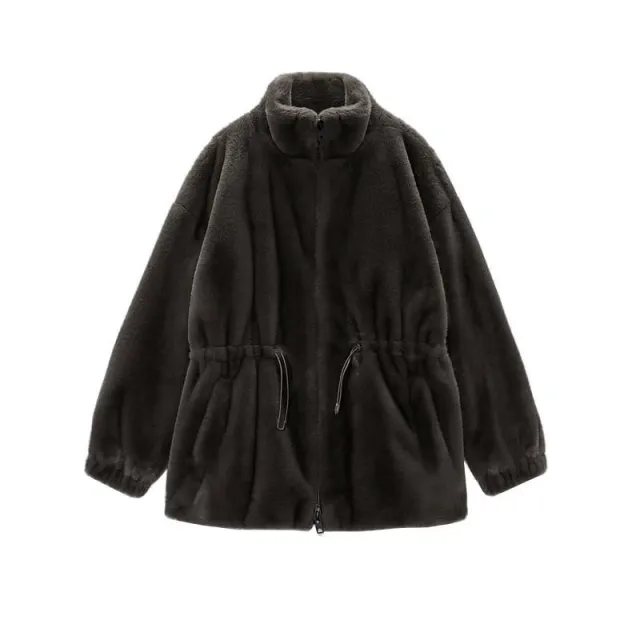 European And American Jacket Coat For Women Brown - Shop at LoveMi