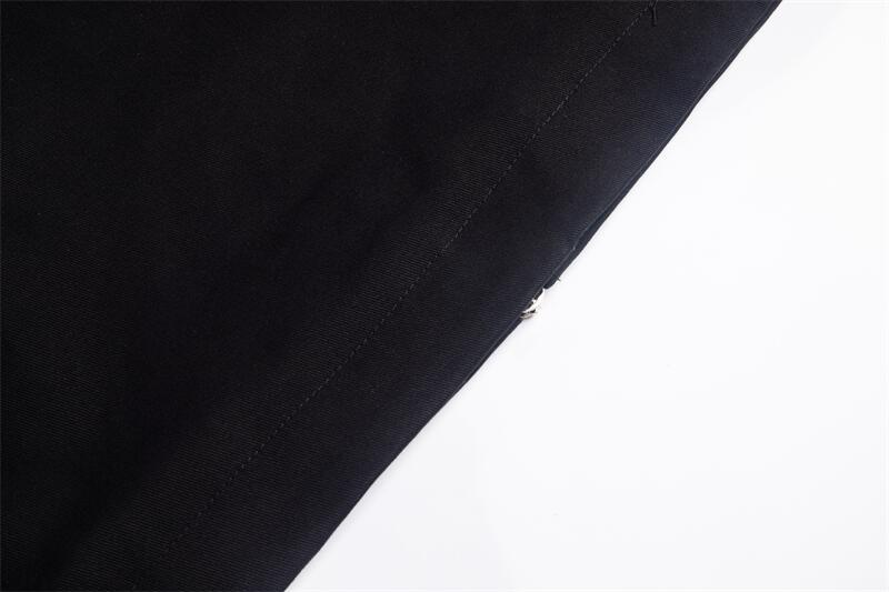 Cropped Loose-Fit Black Men’s Jacket with Side Seam Pockets Cropped Loose-Fit Black Men’s Jacket with Side Seam Pockets