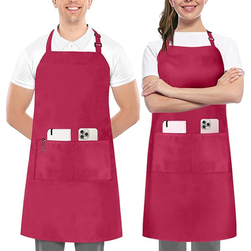 Customizable Waterproof Polyester Apron For Home And Work Use 15