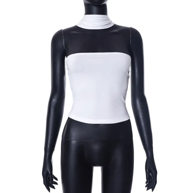 Solid Color Sleeveless Short All matching Tube Top White - Shop at LoveMi