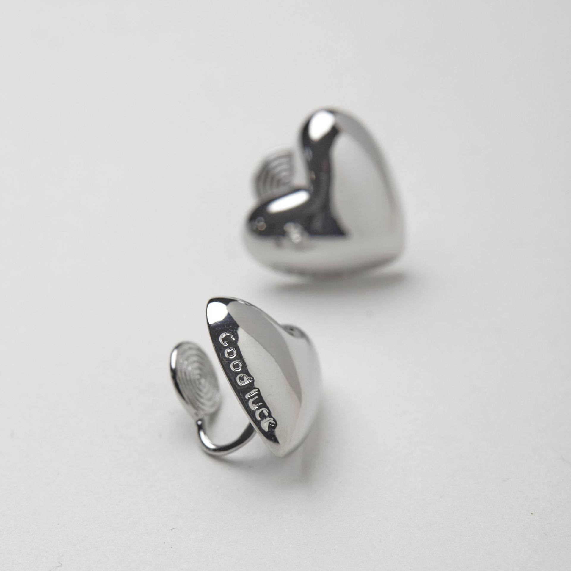 Love Heart Stud Earrings Mosquito Coil Female Sweet