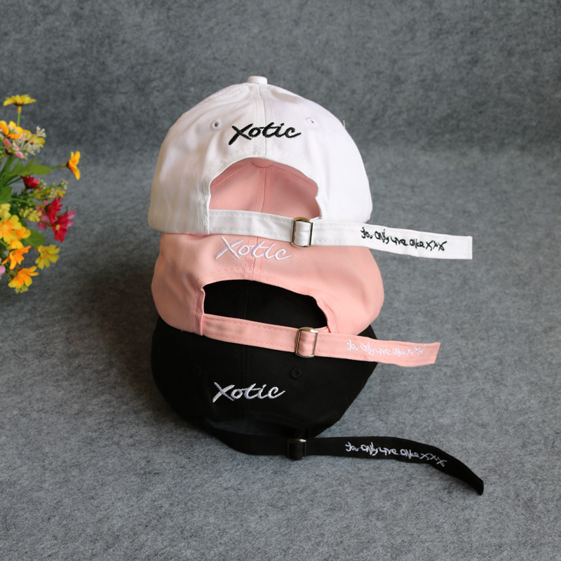 Curved-brim Baseball Cap For Students Mens Sun Hat