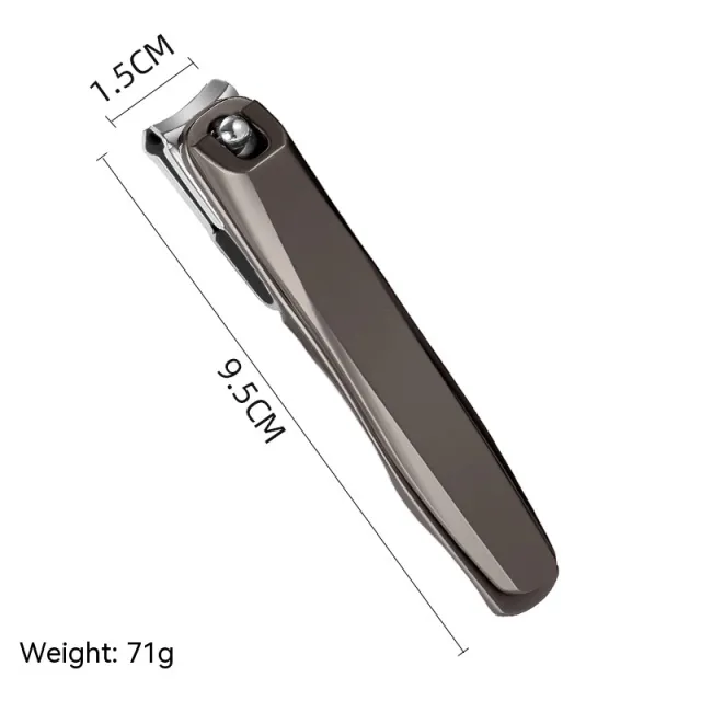 Stainless Steel Nail Clippers Single Nail Scissors Large Opening Household A6 Black - Shop at LoveMi