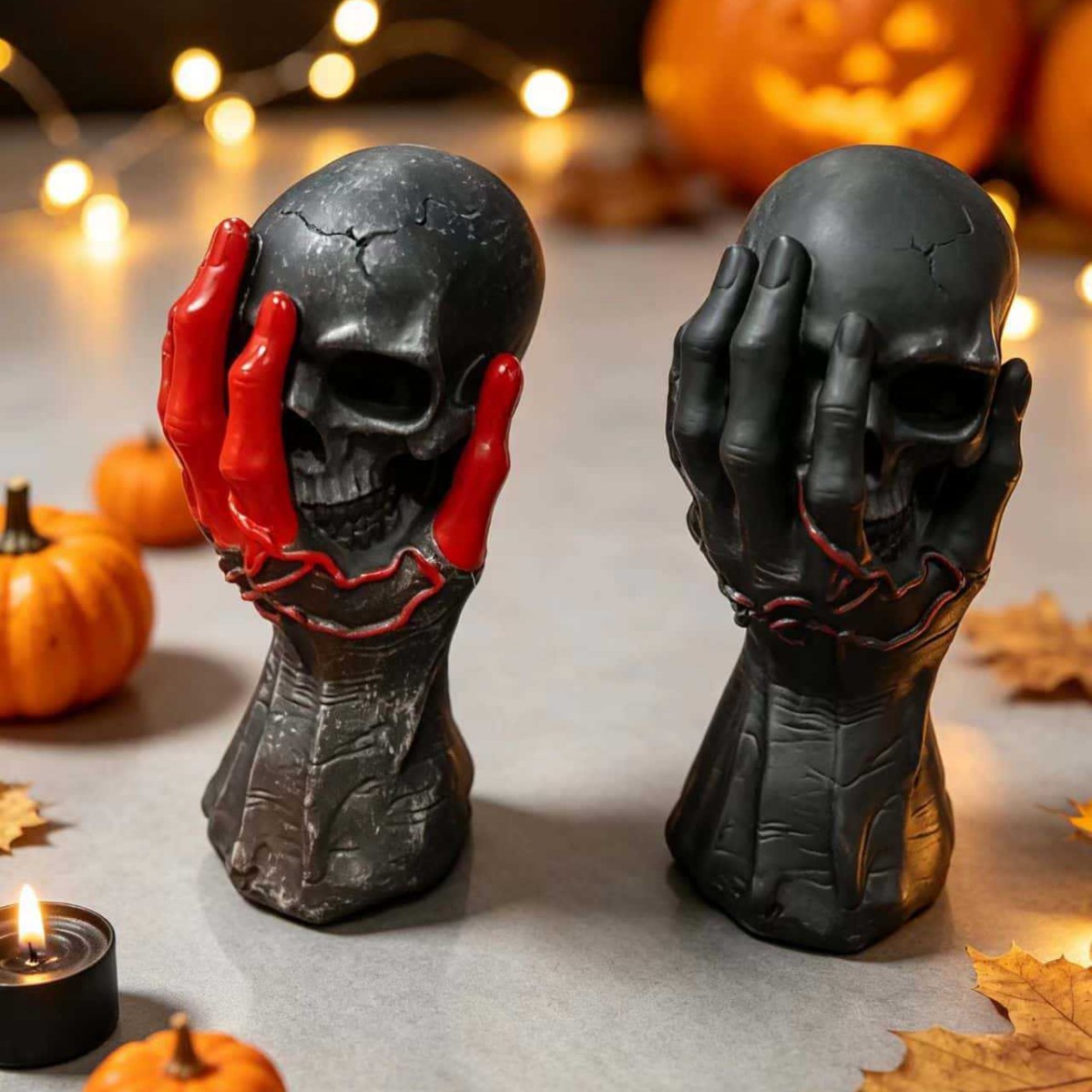 Halloween Gothic Frenzied God's Hand Ornament (Black)