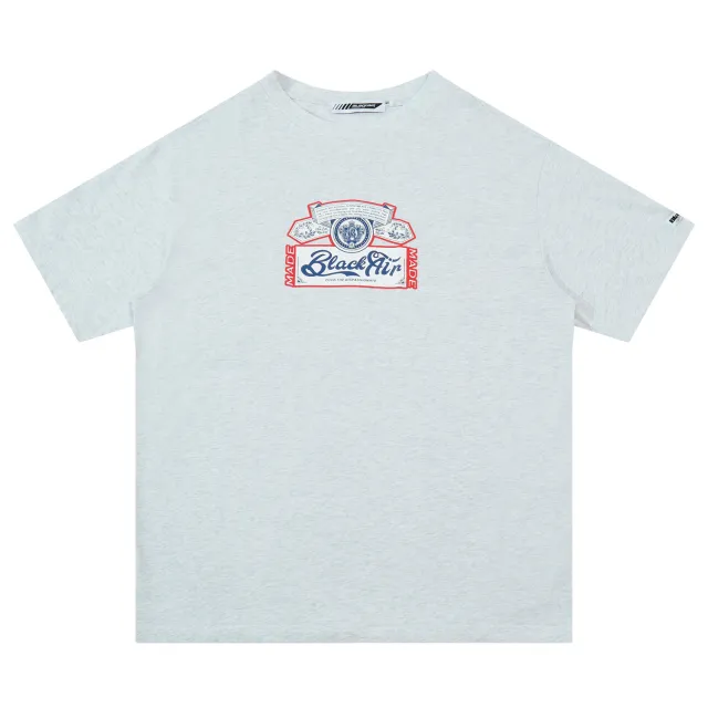 Street Men's Wear Spoof Beer Vintage Printing Niche Flower Gray - Shop at LoveMi