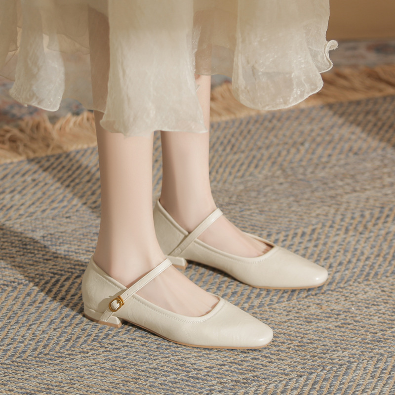 Microfiber Square-toe Chunky-heeled Pumps