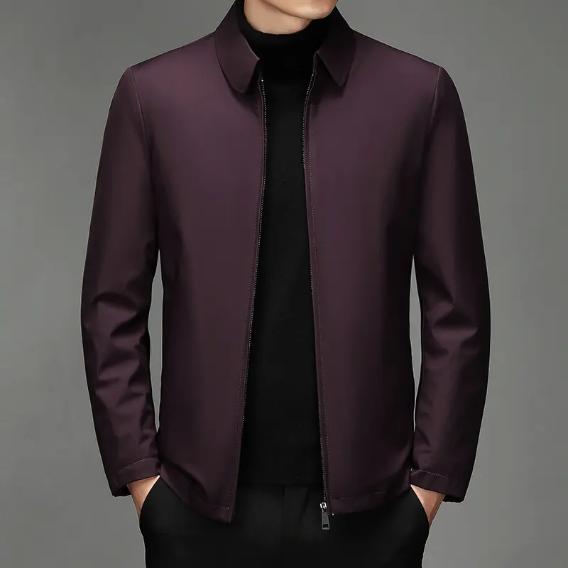Men's Warm Thick Down Jacket Young and Middle-aged