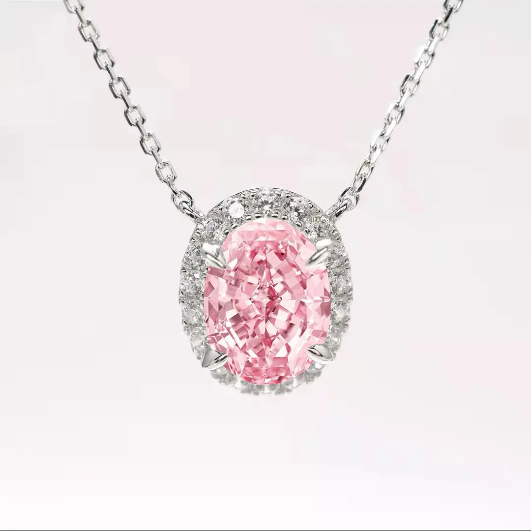 Artificial Yellow Diamond Argyle Diamond Pendant