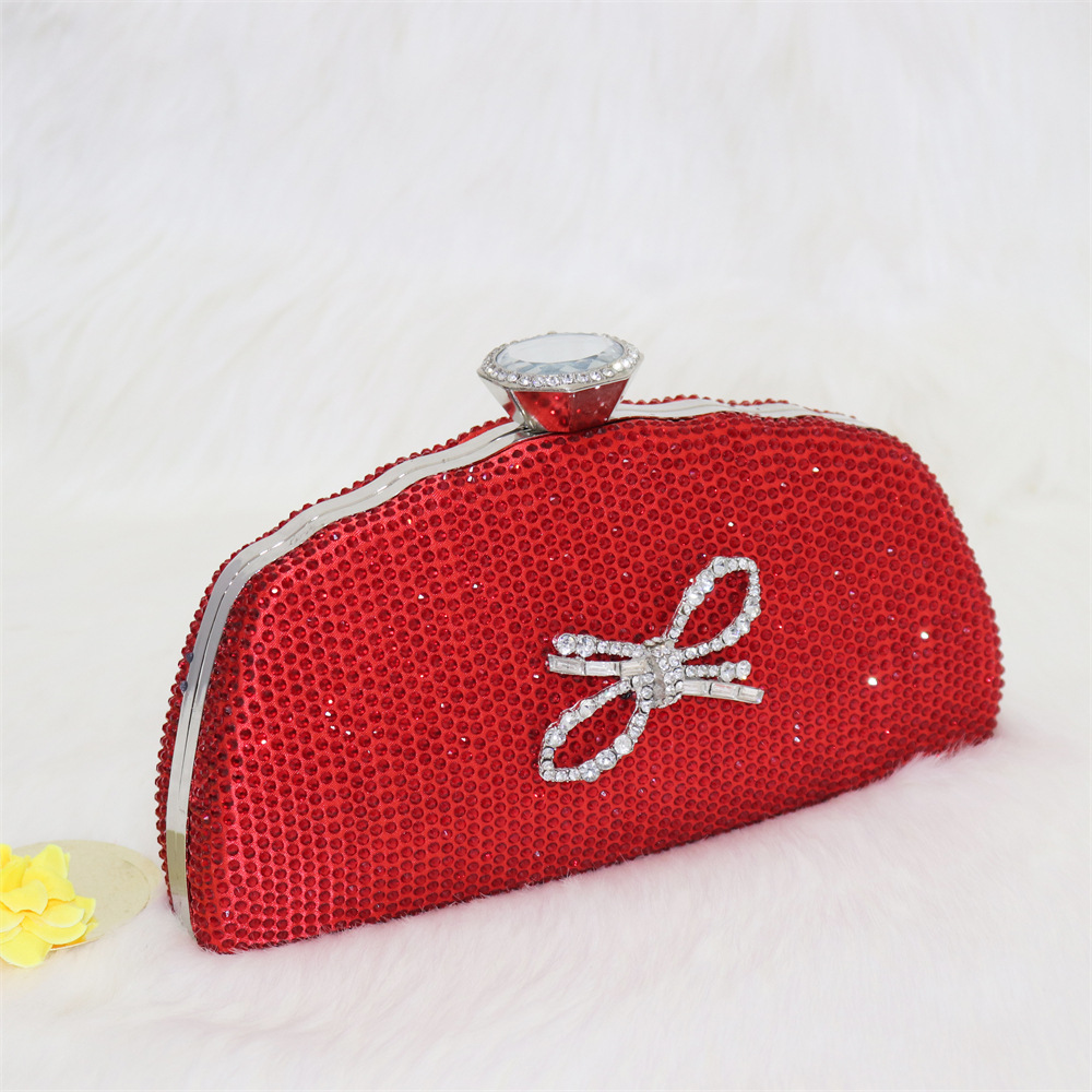 Ladies Bow Silver Buckle Design Pointed High Heels And Bags - Image 2