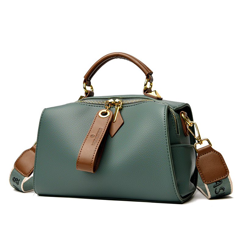 حقيبة كتف بحمالة ورسائل، سعة كبيرة، حقيبة موضة للأمهات