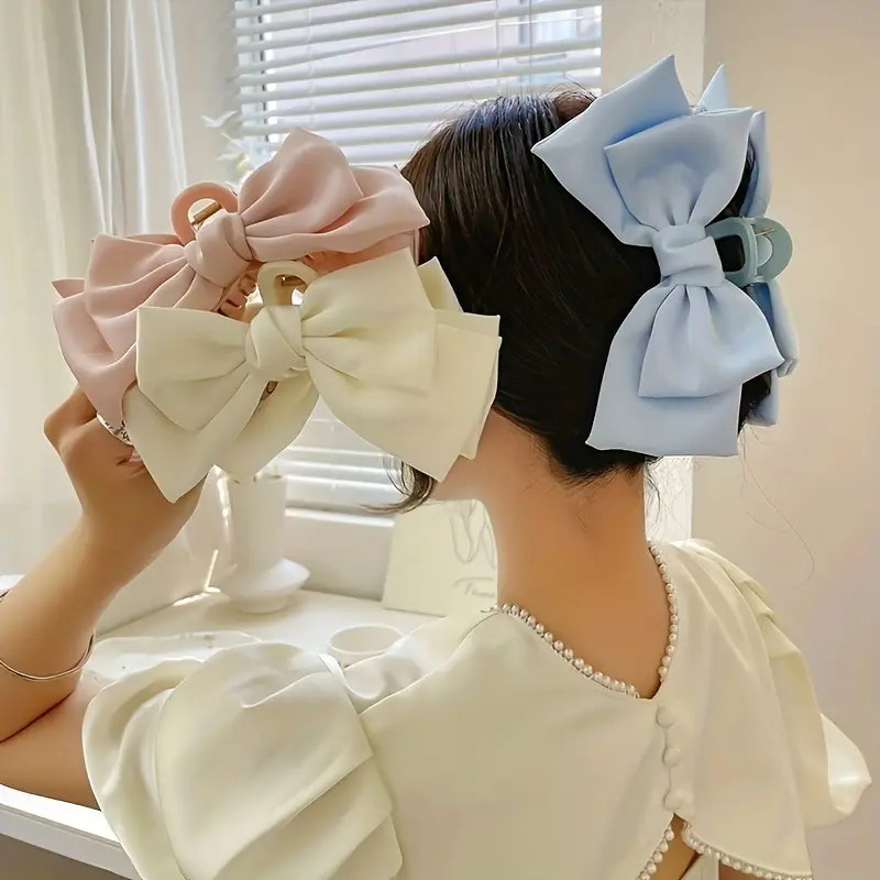 Ultra-fairy Large Bow Princess Hair Clip