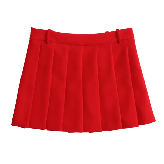 Spring New European And American Style Slim Suit Jacket Skirt Pleated Skirt Outfit Short Skirt L - Shop at LoveMi