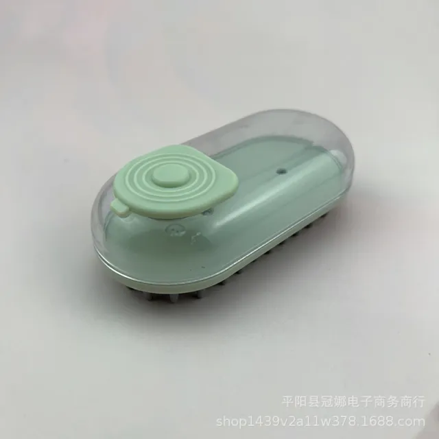 Pet Bath Massage Brush Hand held Soft Head Float Hair Cleaning Green - Shop at LoveMi