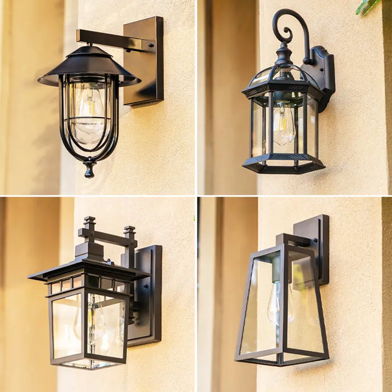 European style exterior wall light, outdoor light, waterproof courtyard light